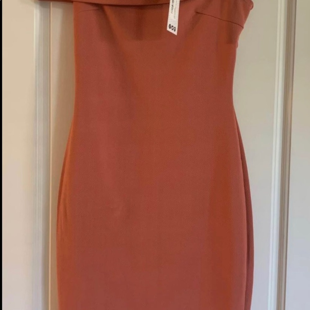 Boo Hoo peach dress size 8
